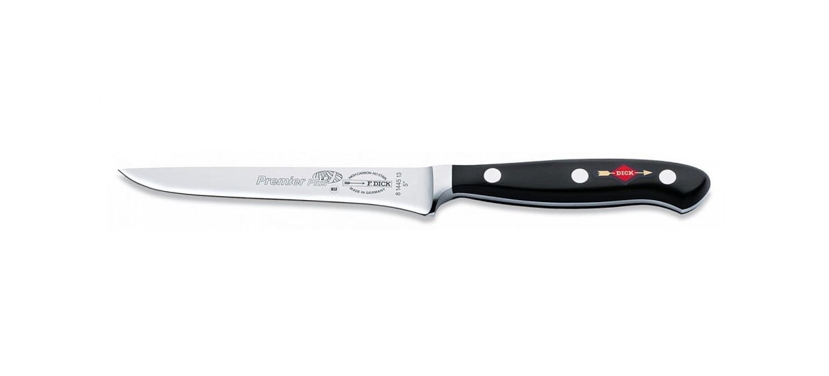 Nóż do trybowania sztywny 13 cm | Dick Premier Plus 8144513