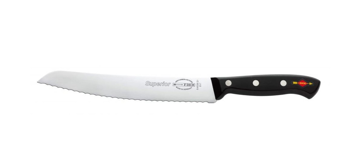 Nóż do chleba ostrze faliste 21 cm | Dick Superior 8403921
