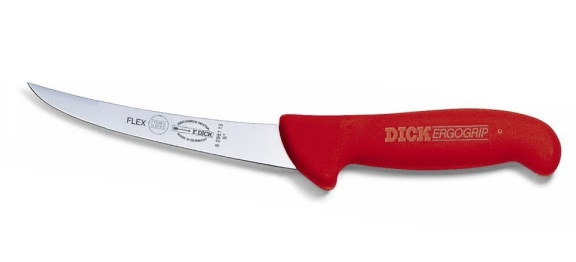 Nóż do trybowania elastyczny ostrze wygięte 13 cm | Dick ErgoGrip 8298113
