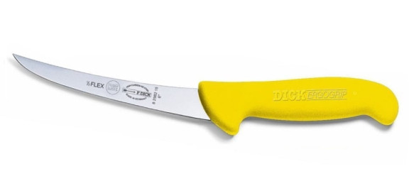 Nóż do trybowania półelastyczny ostrze wygięte 15 cm | Dick ErgoGrip 8298215