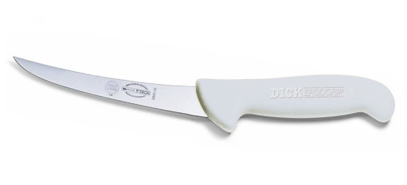 Nóż do trybowania sztywny ostrze wygięte 15 cm | Dick ErgoGrip 8299115
