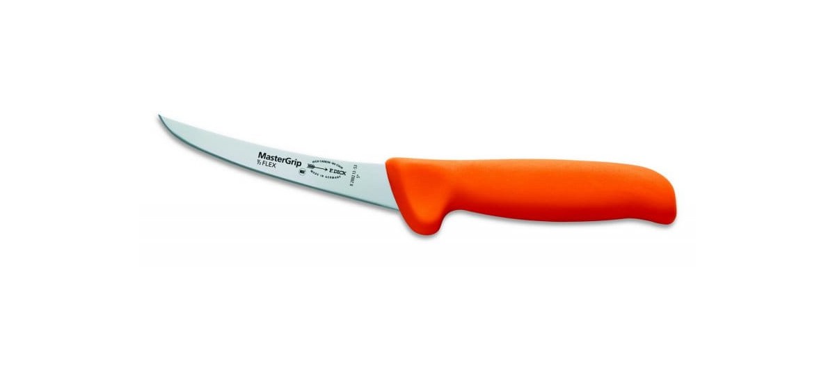 Nóż do trybowania półelastyczny ostrze wygięte 10 cm | Dick MasterGrip 8288210