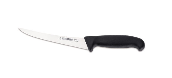 Nóż do trybowania sztywny 15 cm | Giesser 2515 Slim Line