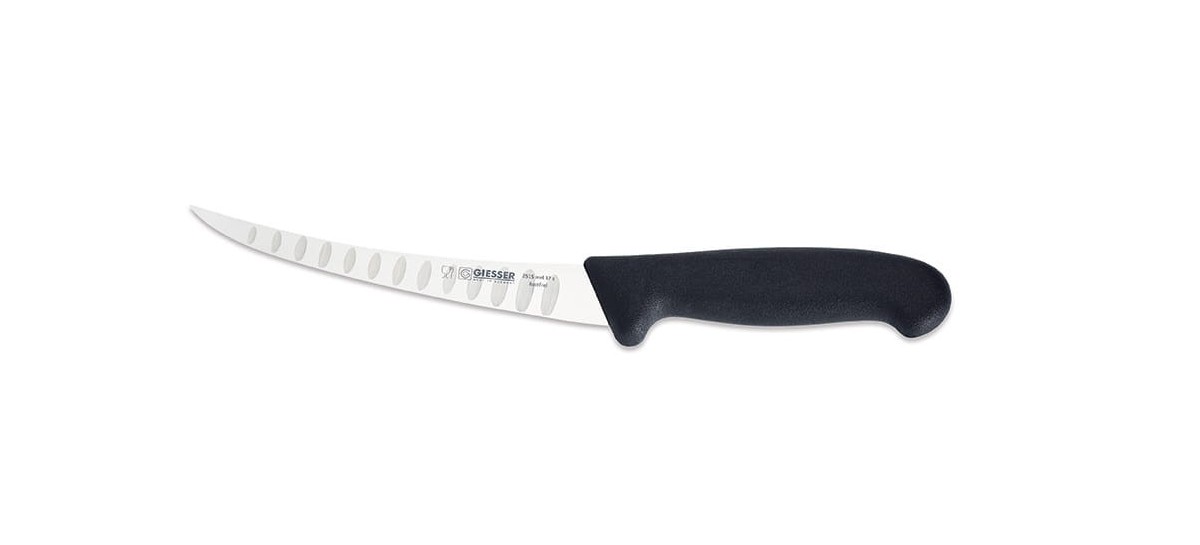 Nóż do trybowania sztywny szlif kulowy 17 cm | Giesser 2515 wwl