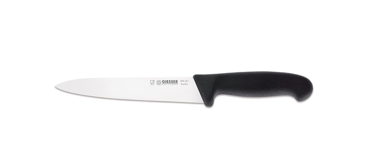 Nóż ubojowy sztywny 18 cm faseta | Giesser 3305