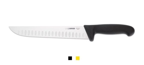Nóż masarski szlif kulowy wąska forma 24 cm | Giesser 4025 wwl