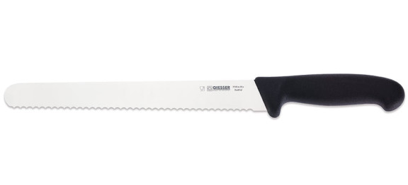 Nóż do wędlin ostrze faliste 25 cm | Giesser 7705
