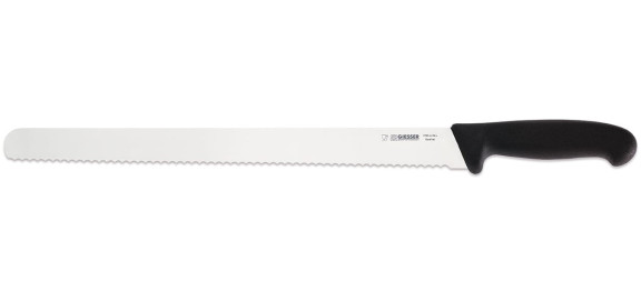 Nóż do wędlin ostrze faliste 36 cm | Giesser 7705