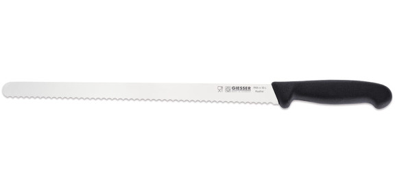 Nóż do salami ostrze faliste 30 cm | Giesser 7905