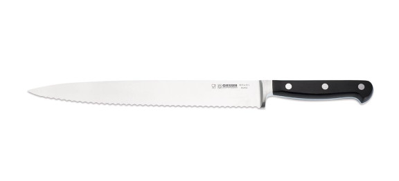 Nóż szefa kuchni wąski ostrze faliste 25 cm | Giesser 8270