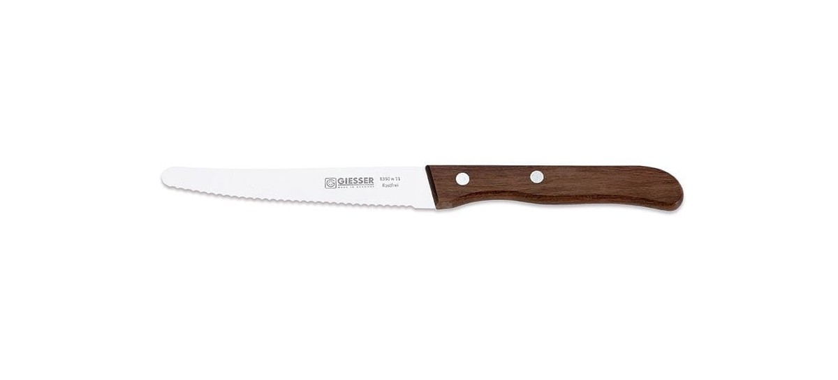 Nóż kuchenny ostrze faliste 11 cm | Giesser 8360