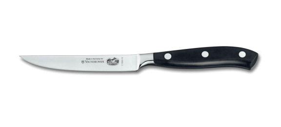 Nóż do steków Grand Maître kuty 12 cm | Victorinox 7.7203.12G