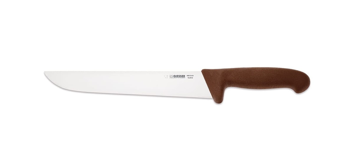 Nóż masarski wąska forma 24 cm | Giesser 4025