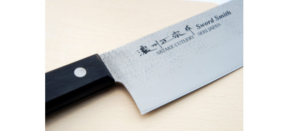Satake Nashiji Black Pakka Nóż Nakiri 16 cm